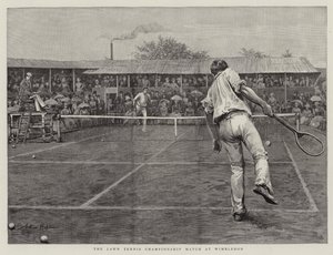 The Lawn Tennis Championship Match at Wimbledon by Arthur Hopkins