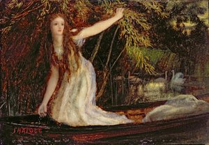 The Lady of Shalott by Arthur Hughes
