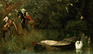 The Lady of Shalott by Arthur Hughes