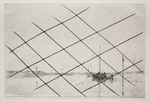 Oyster Grounds (On Essex Creek at Low Tide) by Arthur John Trevor Briscoe