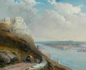 Coblenz From Ehrenbreitstein by Arthur Joseph Meadows