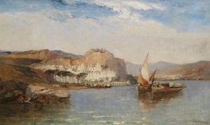 Near Amalfi, Gulf of Salerno, Italy by Arthur Joseph Meadows