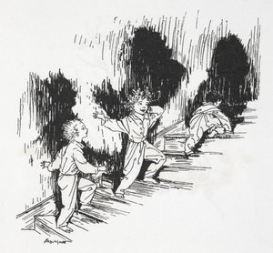 Children Creeping Up the Stairs at Night