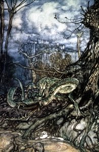Dragon by Arthur Rackham