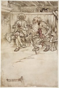 I have even talked with Rip Van Winkle myself, who, when I last saw him, was a very venerable old man., from Rip Van Winkle by Washington Irving, pub. 1910