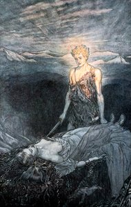 Illustration from Siegfried and the Twilight of the Gods, 1924 by Arthur Rackham