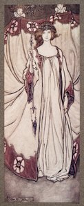 Queen Mab, Who Rules in the Gardens, from Peter Pan in Kensington Gardens by J. M. Barrie, pub. 1906 by Arthur Rackham