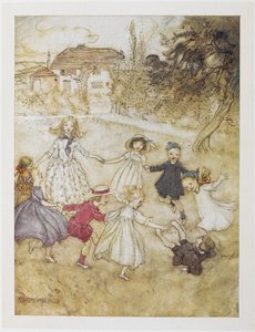 Ring-a-ring-a-roses by Arthur Rackham