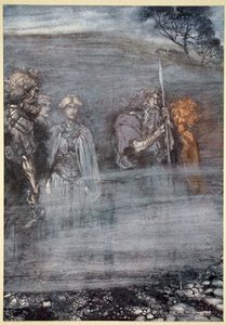 The Gods Grow Wan and Aged at the Loss of Freia by Arthur Rackham