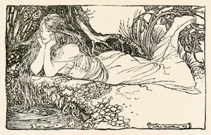 Undine Gazing into the Water, from 