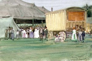 The Circus at Rye by Arthur Romilly Fedden