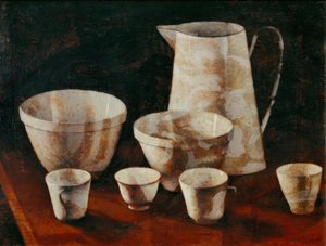 Still Life with Jug and Pots