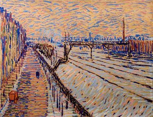 The Railway by Arthur Segal