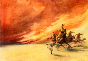 The Scourge of the Desert by Arthur Twidle