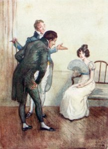 Illustration for Northanger Abbey by Jane Austen by Arthur Wallis Mills