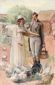 Illustration for Northanger Abbey by Jane Austen by Arthur Wallis Mills