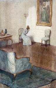 Illustration for Northanger Abbey by Jane Austen by Arthur Wallis Mills