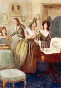 Illustration for Pride and Prejudice by Arthur Wallis Mills