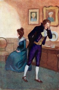 Illustration for Sense and Sensibility by Jane Austen by Arthur Wallis Mills
