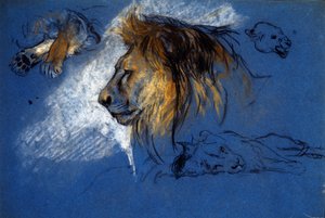Study of a Lion, c.1905