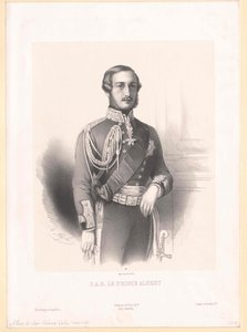 Albert, Prince Consort of England Duke of Saxony Prince of Saxe-Coburg-Gotha by Artist Unknown