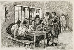 Pulperia, a tavern and liquor shop by Artist Unknown