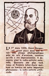 Portrait of Antoine Henri Becquerel, French Engineer and Physicist (drawing)