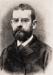 Leopoldo Alas y Urena, Also Called Clarin (1852-1901). Spanish Writer. Engraving by Artist Unknown