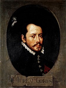 Cortes Hernan (1485-1547). Spanish Conqueror of Mexico