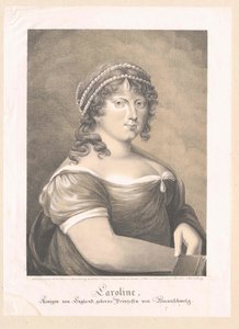 Caroline Amalie of Brunswick-Wolfenbuettel by Artist Unknown