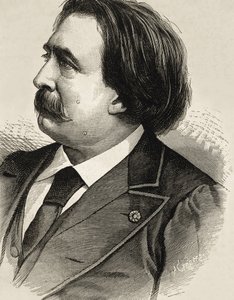 Paul Gustave Doré. Romanticism. Etching by Artist Unknown