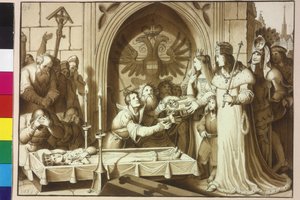 Emperor Frederick III and the Dukes Albrecht and Sigmund by Artist Unknown