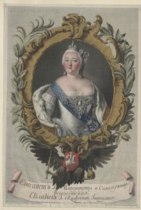 Empress of Russia Elisabeth by Artist Unknown