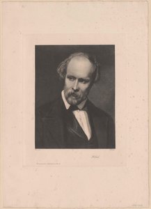 Friedrich Hebbel (print) by Artist Unknown