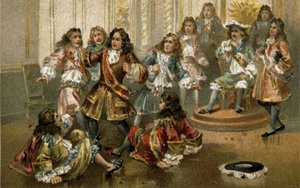 Jean Bart, French privateer, at the court of King Louis XIV by Artist Unknown