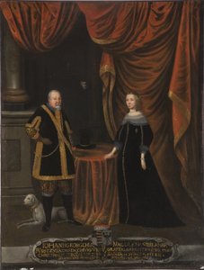 Jean Georges I of Saxony and Madeleine Sibylle de Prussia by Artist Unknown