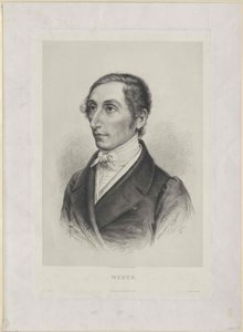 Karl Maria von Weber (print) by Artist Unknown
