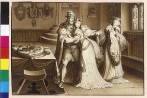 King Ottokar II Repudiates His Wife Margaret and Marries Cunigunde by Artist Unknown