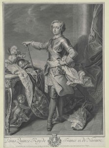 King of France Louis XV by Artist Unknown