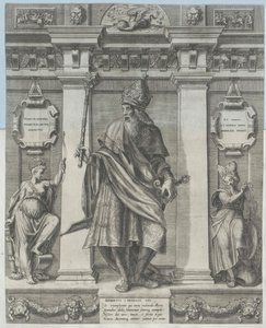 King of the Franks Sigibert I by Artist Unknown