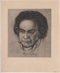 Ludwig van Beethoven by Artist Unknown