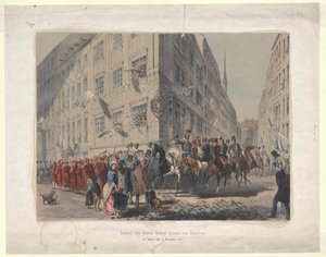 Moving of the Baron Jellacic Ban of Croatia