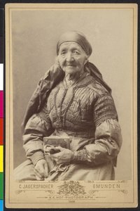 Old Woman in Livery - Upper Austrian by Artist Unknown