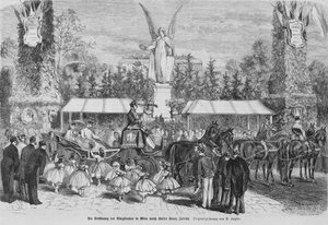 Opening the Viennese Ringstrasse by Artist Unknown