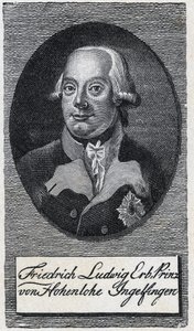 Portrait of Frederic-Louis by Hohenlohe-Ingelfingen by Artist Unknown