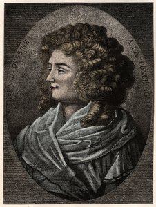 Portrait of Manon Roland Philipon dite Madame Roland, member of the Girondist faction during the French Revolution by Artist Unknown