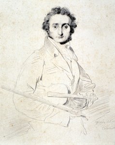 Portrait of Niccolo Paganini by Artist Unknown