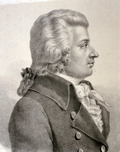 Portrait of Wolfgang Amadeus Mozart by Artist Unknown