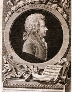 Portrait of Wolfgang Amadeus Mozart by Artist Unknown