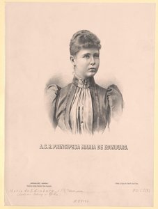 Princess Mary of Saxe-Coburg-Gotha by Artist Unknown